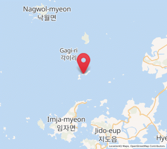 Map of Nagwol, Jeollanam-do