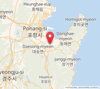 Map of Ocheon, Gyeongsangbuk-do