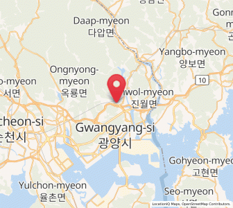 Map of Okgok, Jeollanam-do