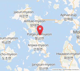 Map of Palgeum, Jeollanam-do