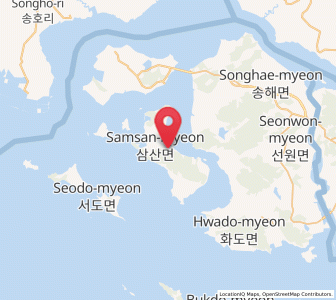 Map of Samsan, Incheon
