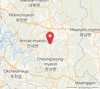Map of Samseung, North Chungcheong
