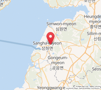 Map of Sangha, Jeollabuk-do