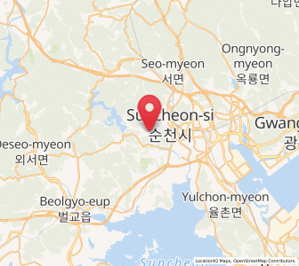 Map of Sangsa, Jeollanam-do
