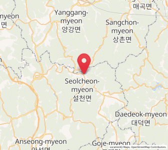 Map of Seolcheon, Jeollabuk-do