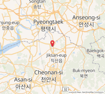 Map of Seonghwan, Chungcheongnam-do