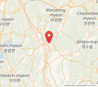 Map of Seongsu, Jeollabuk-do