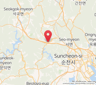 Map of Seungju, Jeollanam-do