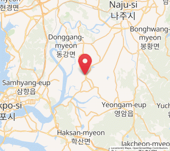Map of Sijong, Jeollanam-do