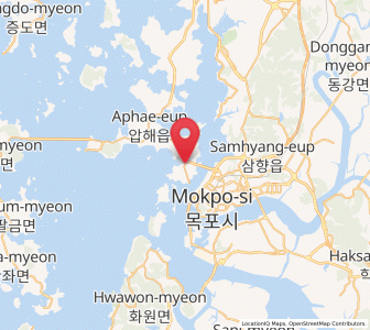 Map of Sinan, Jeollanam-do