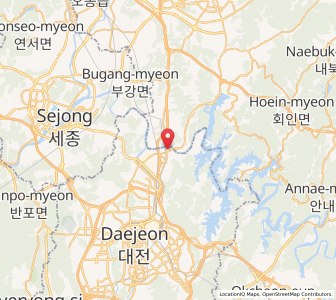 Map of Sintansin, Daejeon