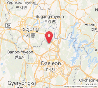 Map of Songgangdong, Daejeon