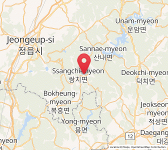 Map of Ssangchi, Jeollabuk-do