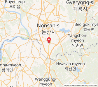 Map of Yŏnmu, Chungcheongnam-do