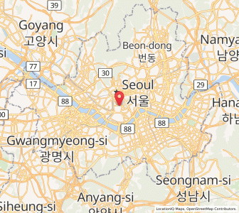 Map of Yongsan-dong, Seoul