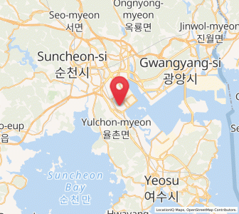 Map of Yulchon, Jeollanam-do