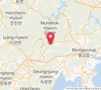 Map of Yureo, Jeollanam-do