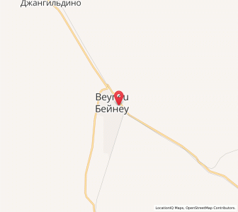 Map of Beyneu, Mangghystaū