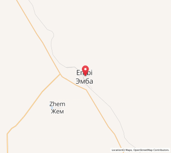 Map of Embi, Aqtöbe