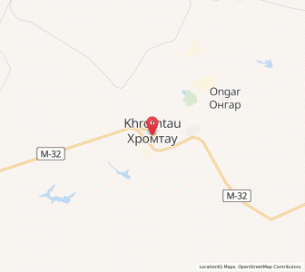Map of Khromtau, Aqtöbe