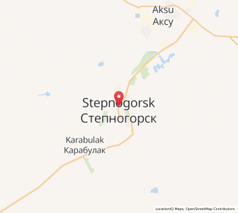 Map of Stepnogorsk, Aqmola