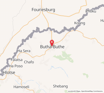 Map of Butha-Buthe