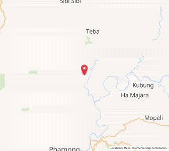 Map of Ketane, Mohaleʼs Hoek