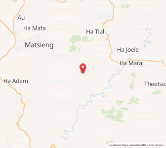 Map of Kolo, Maseru