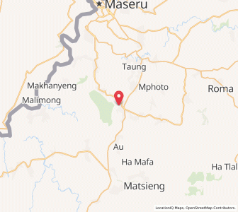 Map of Mantsebo, Maseru