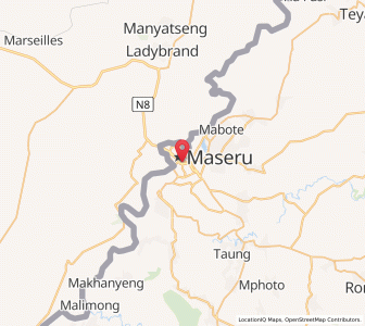 Map of Maseru