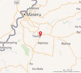 Map of Mazenod, Maseru