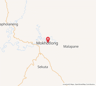 Map of Mokhotlong