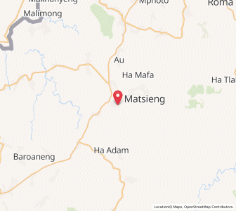 Map of Morija, Maseru