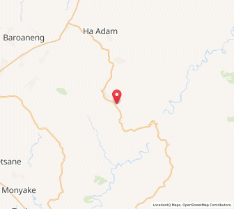 Map of Morunyaneng, Mafeteng