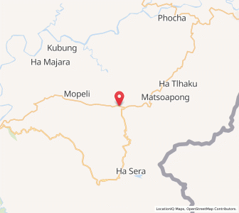 Map of Mphaki, Quthing