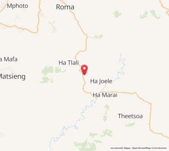 Map of Nako, Maseru