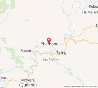 Map of Phamong, Mohaleʼs Hoek