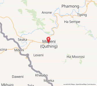 Map of Quthing