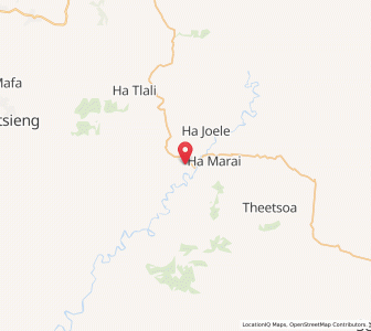 Map of Ramabanta, Maseru