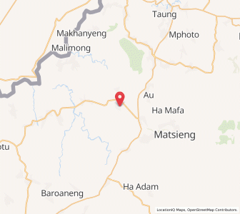 Map of Rothe, Maseru