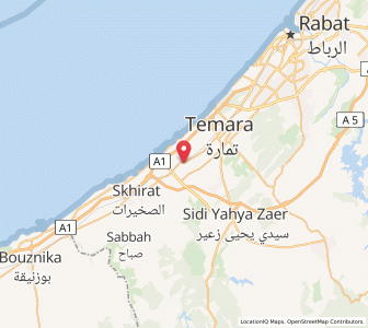 Map of Aïn Attig, Rabat-Salé-Kénitra