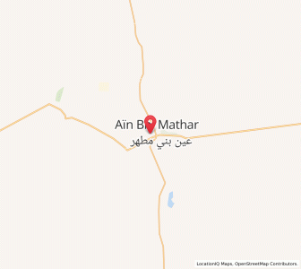 Map of Aïn Beni Mathar, Oriental