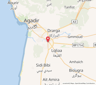 Map of Ait Melloul, Souss-Massa