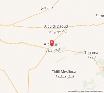 Map of Ait Ourir, Marrakesh-Safi