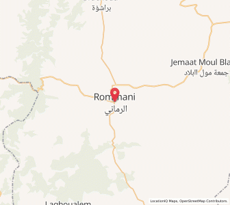 Map of Ar Rommani, Rabat-Salé-Kénitra