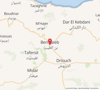 Map of Ben Taieb, Oriental
