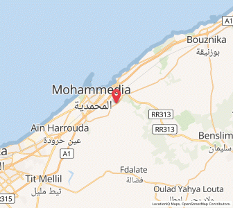 Map of Beni Yakhlef, Casablanca-Settat
