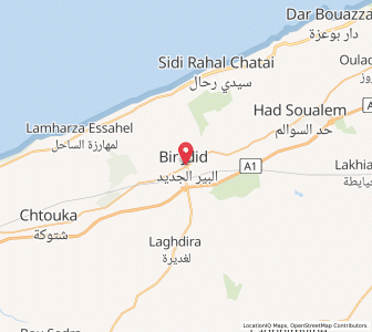 Map of Bir Jdid, Casablanca-Settat