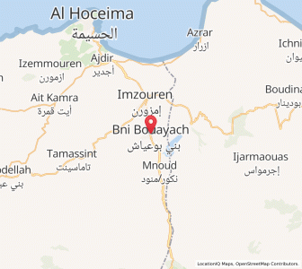 Map of Bni Bouayach, Tanger-Tetouan-Al Hoceima