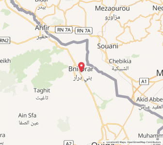 Map of Bni Drar, Oriental